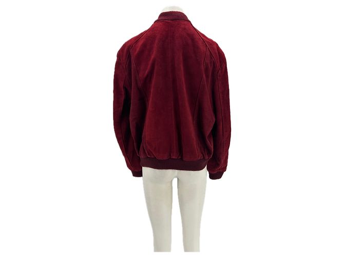 Autre Marque Rote Lederjacke - Ansicht 2