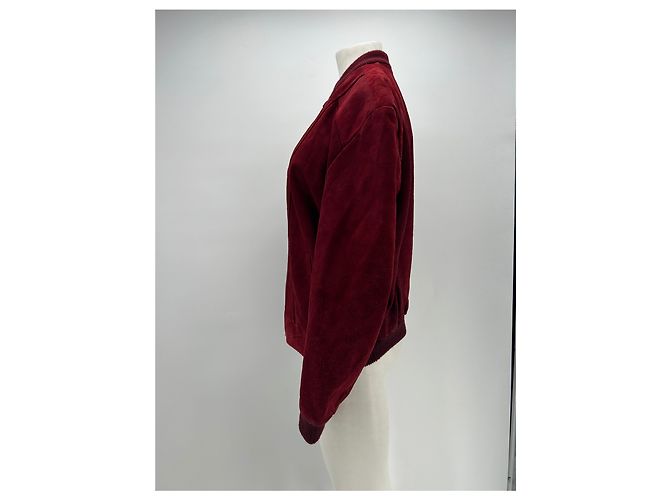 Autre Marque Rote Lederjacke - Ansicht 3