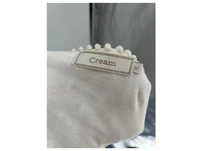 Autre Marque Vestido blanco con botones Cream - vista 5