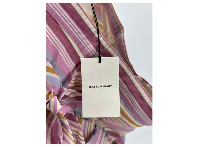 Isabel Marant Bermuda a righe colorate Rosa - vista 4