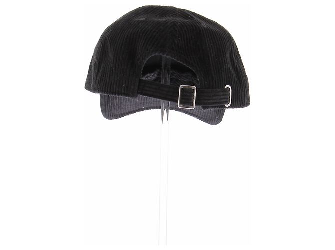 Cappellino Lacoste in velluto nero - vista 5