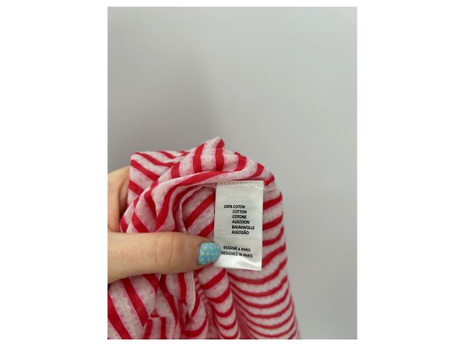 Abito in cotone rosa e rosso Antik Batik - vista 7