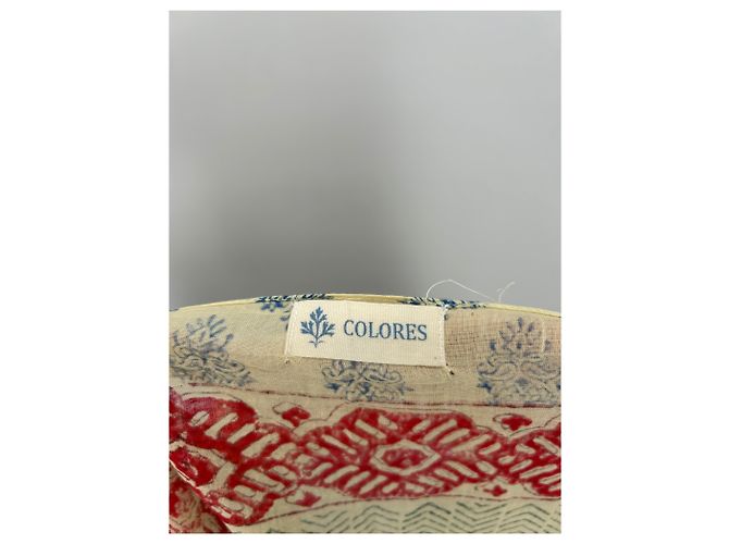 Autre Marque Pareo estampado de algodón amarillo - vista 6