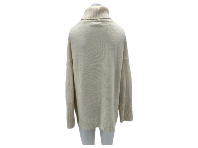 Autre Marque Pullover de gola alta creme Bege - vista 2