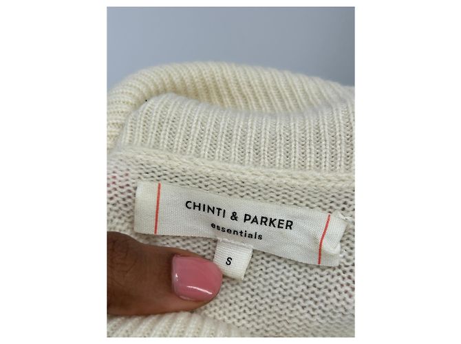 Autre Marque Pullover de gola alta creme Bege - vista 5