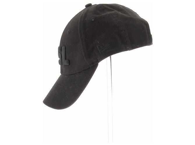 Saint Laurent Cappellino YSL nero tono su tono - vista 6