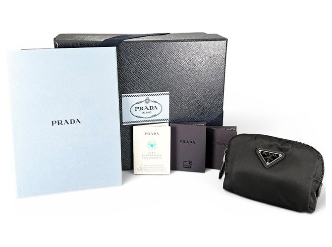 Beauty case PRADA in Re-Nylon con logo Triangle Nero - vista 2