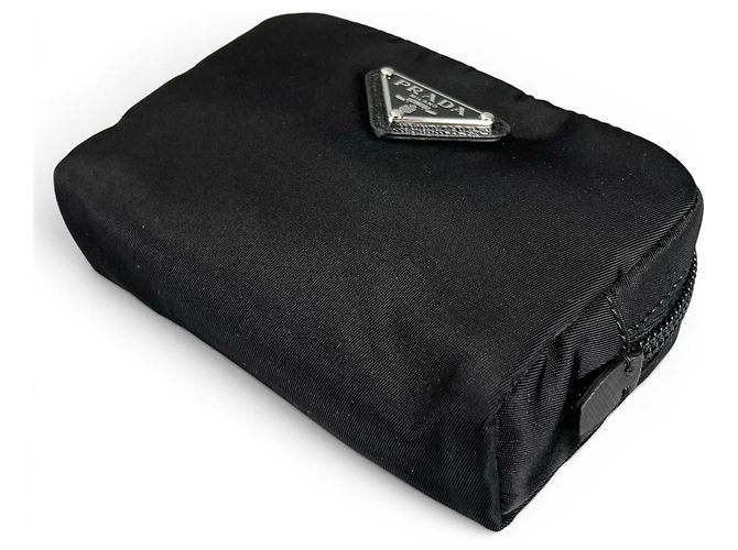 Beauty case PRADA in Re-Nylon con logo Triangle Nero - vista 4