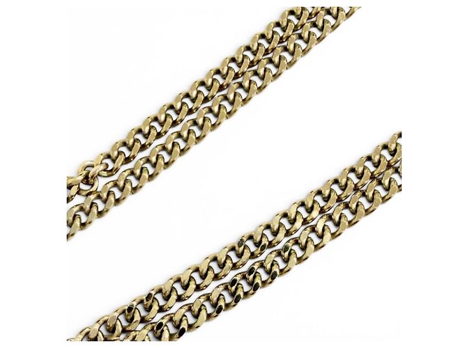 Collar Chanel A22K Gold CC Logo Cube Dorado - vista 7