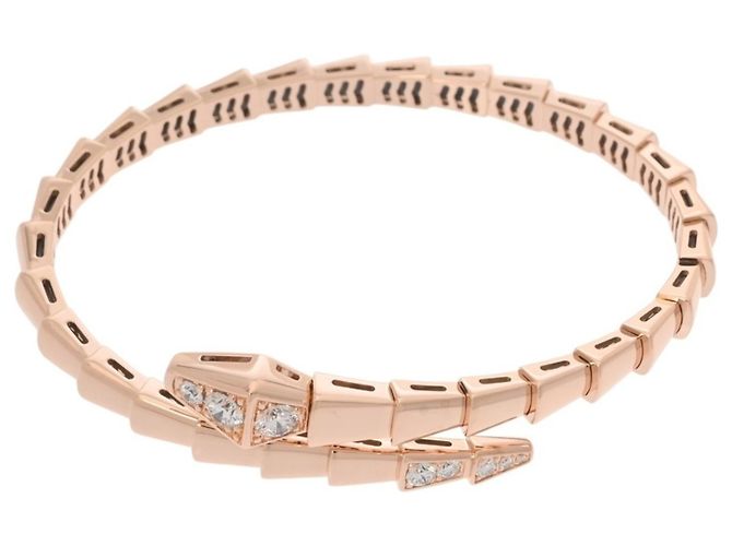 Bulgari Pulseira Serpenti Viper Bvlgari com pingente de diamante - vista 2
