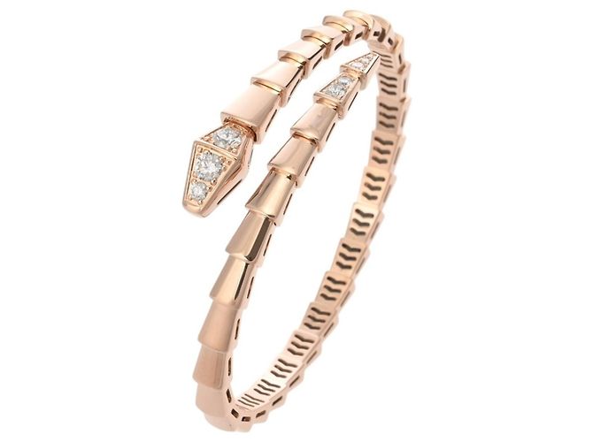 Bulgari Pulseira Serpenti Viper Bvlgari com pingente de diamante - vista 8