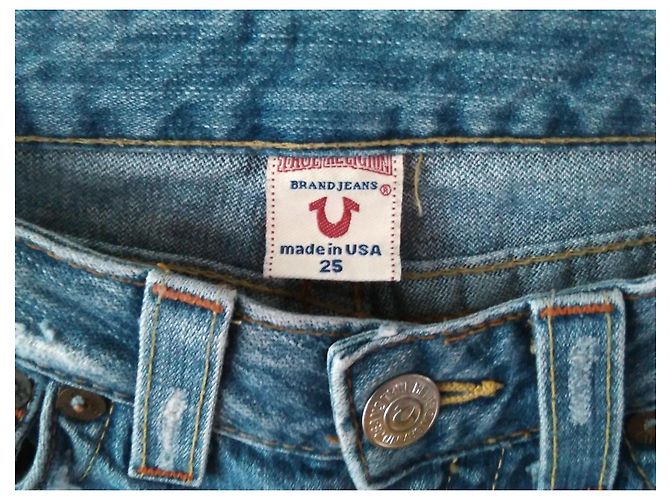 Vaqueros Acampanados True Religion para Mujer en Azul - vista 2