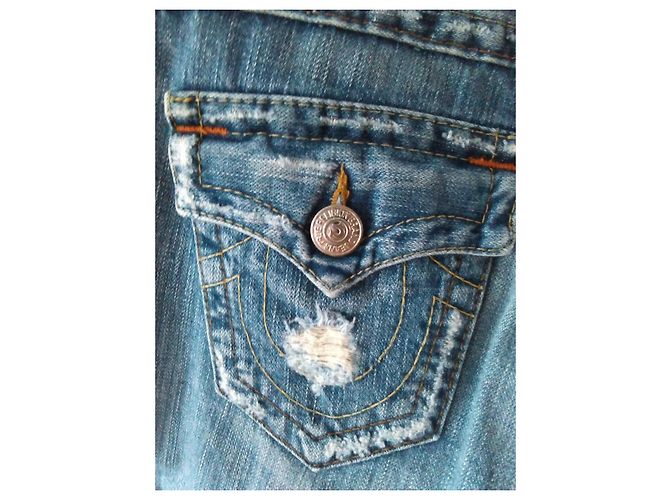 Vaqueros Acampanados True Religion para Mujer en Azul - vista 7