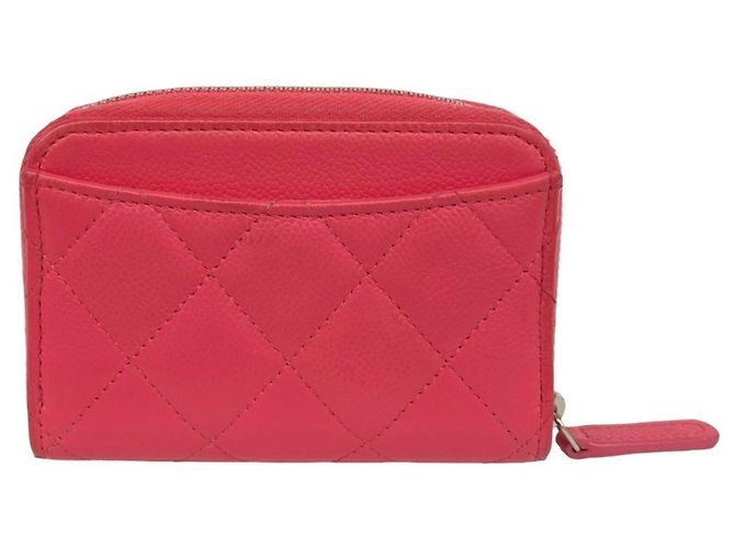 Monedero Chanel Matelassé Coco Mark Rosa - vista 2