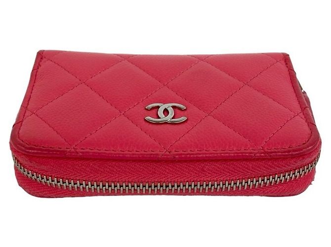Monedero Chanel Matelassé Coco Mark Rosa - vista 3