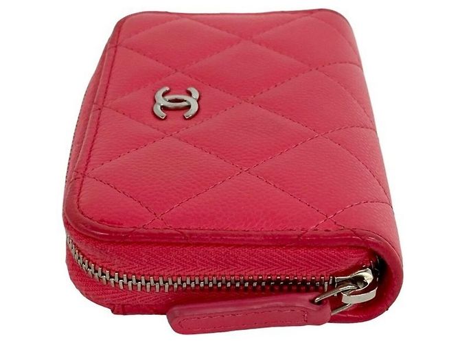 Monedero Chanel Matelassé Coco Mark Rosa - vista 4