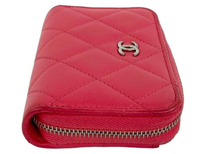 Monedero Chanel Matelassé Coco Mark Rosa - vista 5