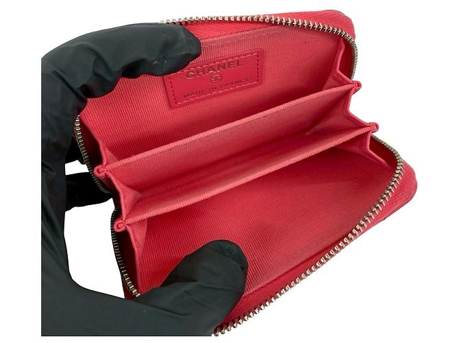 Monedero Chanel Matelassé Coco Mark Rosa - vista 7