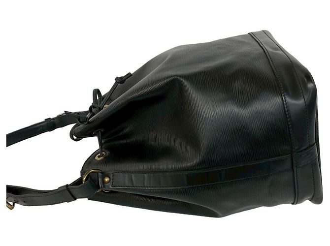 Noe Bolso de cordón Louis Vuitton Vintage Noé de piel Epi Negro - vista 5