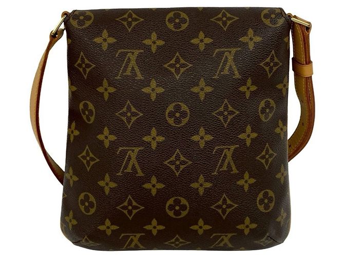 Borsa a tracolla Louis Vuitton Musette Salsa Monogram Marrone - vista 3