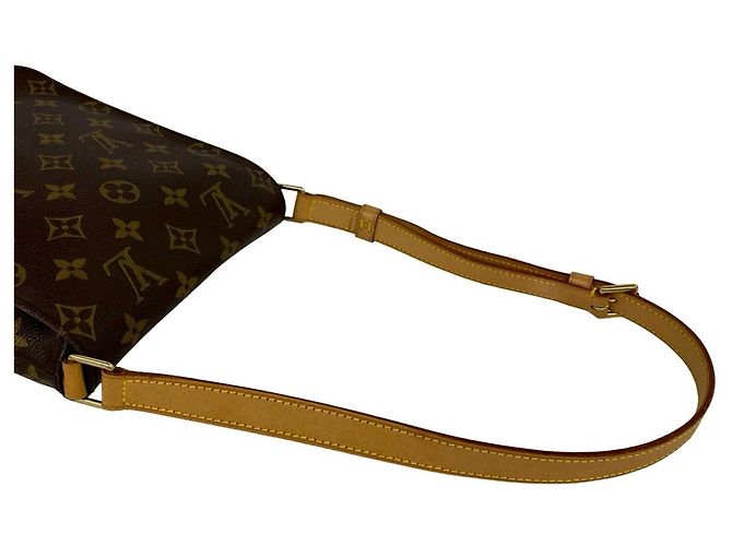Borsa a tracolla Louis Vuitton Musette Salsa Monogram Marrone - vista 4