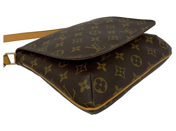 Borsa a tracolla Louis Vuitton Musette Salsa Monogram Marrone - vista 7