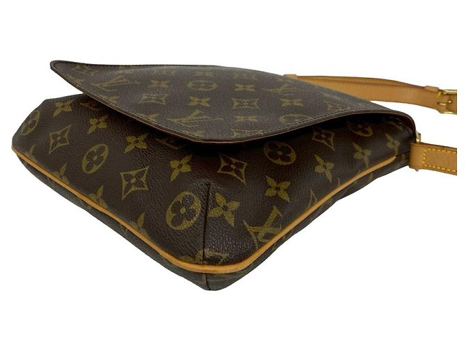 Borsa a tracolla Louis Vuitton Musette Salsa Monogram Marrone - vista 8