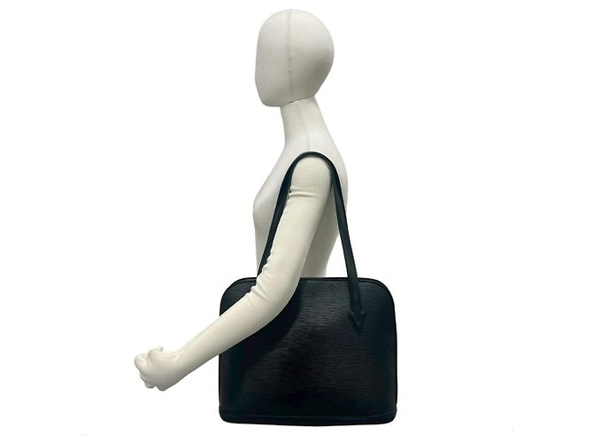 Louis Vuitton Vintage Lussac Epi Leder Tote Bag Schwarz - Ansicht 2
