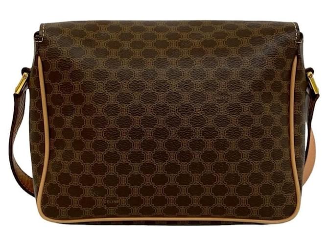 Céline CELINE Borsa a tracolla mini Macadam Blazon Marrone - vista 3