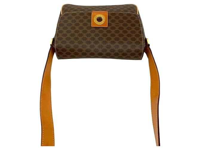 Céline CELINE Borsa a tracolla mini Macadam Blazon Marrone - vista 4