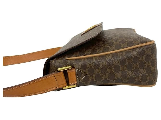 Céline CELINE Borsa a tracolla mini Macadam Blazon Marrone - vista 5