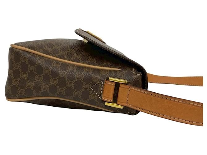 Céline CELINE Borsa a tracolla mini Macadam Blazon Marrone - vista 6