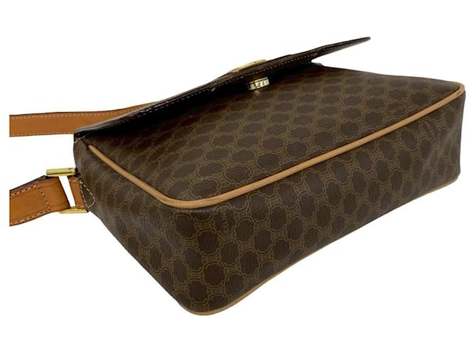 Céline CELINE Borsa a tracolla mini Macadam Blazon Marrone - vista 7