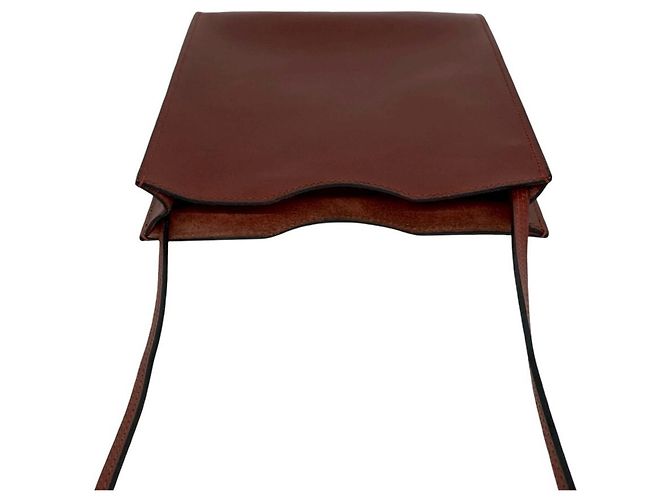Hermès Mini borsa a tracolla in pelle Omenitou Hermes rossa Rosso - vista 4