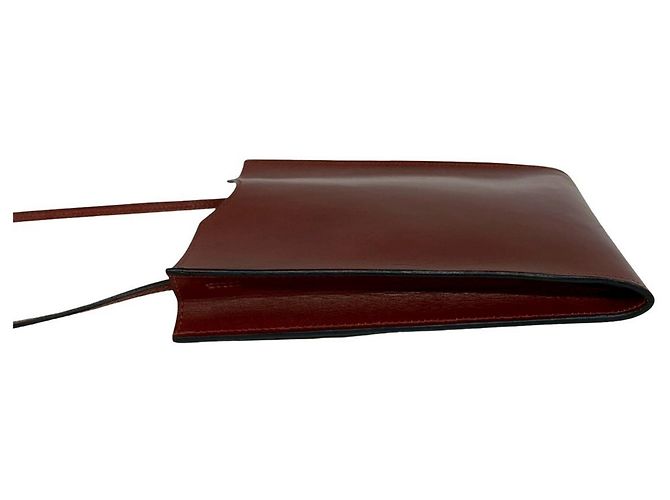 Hermès Mini borsa a tracolla in pelle Omenitou Hermes rossa Rosso - vista 5