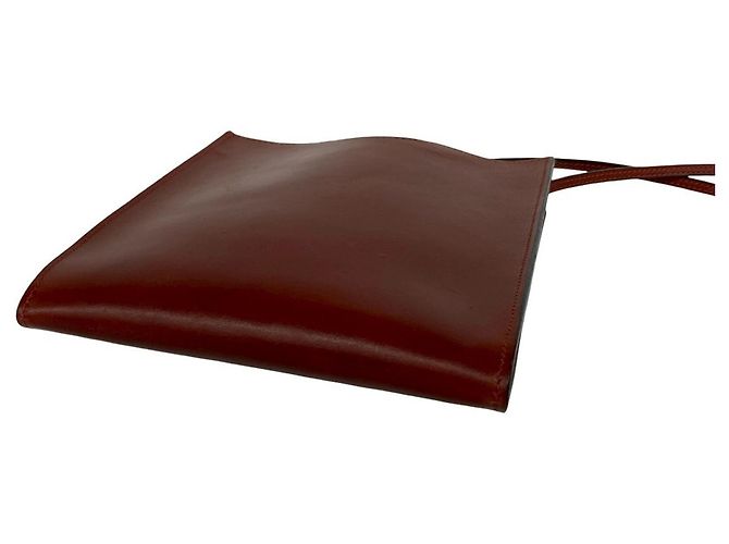 Hermès Mini borsa a tracolla in pelle Omenitou Hermes rossa Rosso - vista 8
