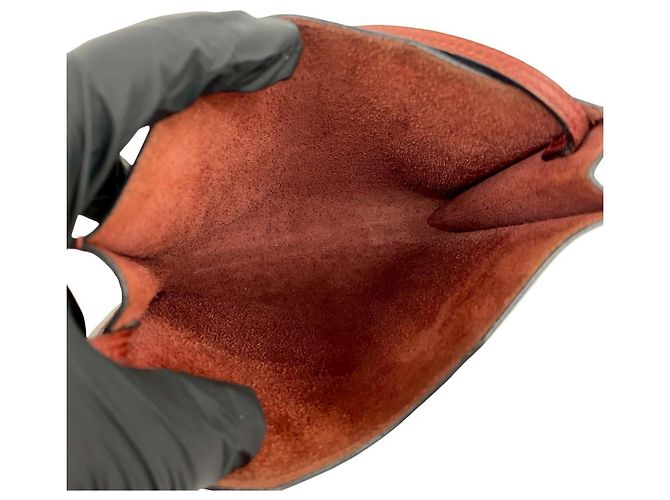 Hermès Mini borsa a tracolla in pelle Omenitou Hermes rossa Rosso - vista 9