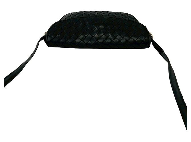 Mini borsa in pelle Intrecciato Bottega Veneta Nero - vista 4