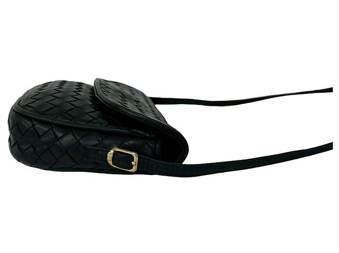 Mini borsa in pelle Intrecciato Bottega Veneta Nero - vista 6