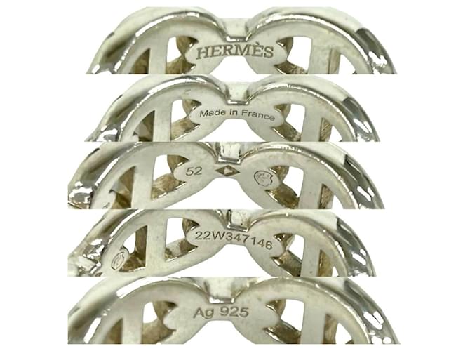 Hermès Hermes Enchainée Ring Silber - Ansicht 3