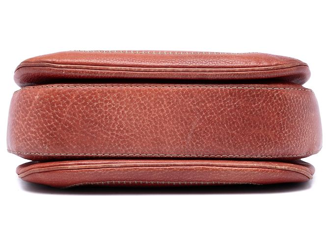 Borsa Gucci Red Medium in pelle New Bamboo Rosso - vista 3