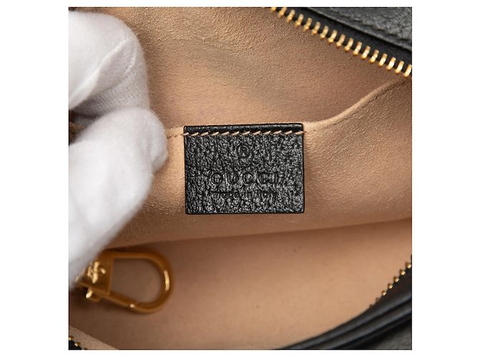Gucci Black Mini Calfskin Web Ophidia Crossbody - view 5