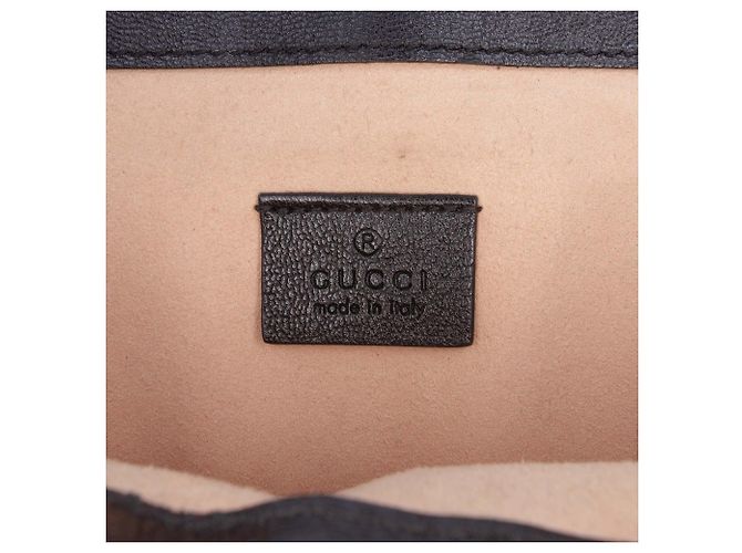 Borsa Gucci Beige Mini GG Supreme e pelle di vitello Padlock Flap Pocket - vista 5