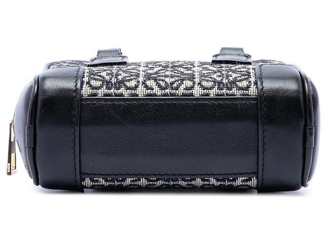 LOEWE Borsa Amazona in tela Anagram Nano nera Nero - vista 3