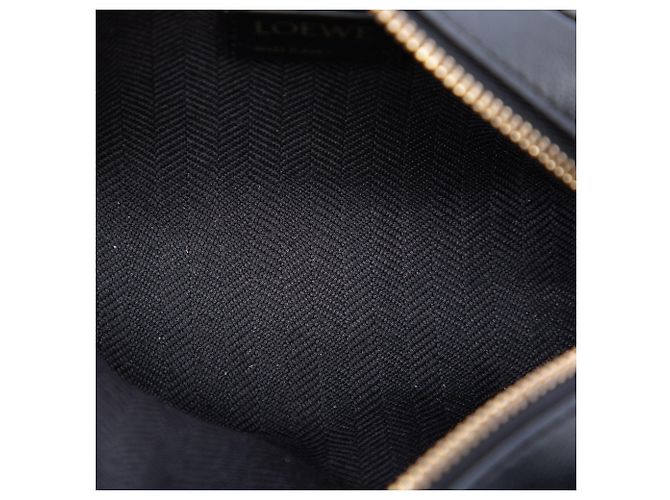LOEWE Borsa Amazona in tela Anagram Nano nera Nero - vista 4
