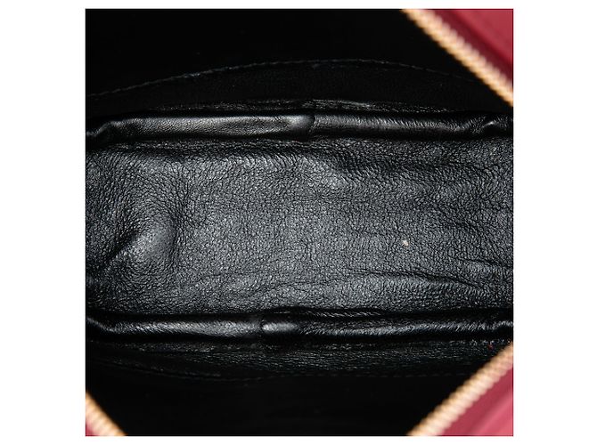 Borsa Blogger Monogram in pelle di vitello rossa Saint Laurent Rosso Bordò - vista 4
