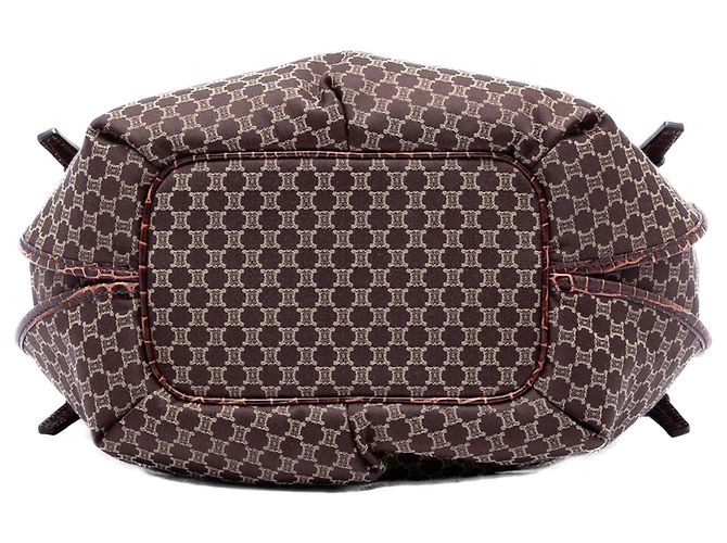 Céline Celine Hobo Bag Bittersweet aus Macadam Canvas in Braun Dunkelbraun - Ansicht 3