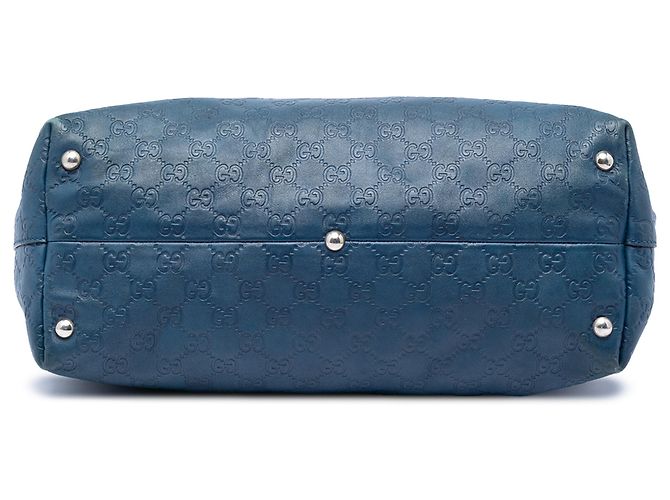 Tote Blue Guccissima Icon Bit Gucci - vista 3