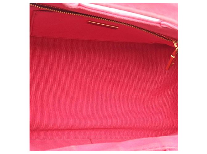Tote in canapa rosa Prada - vista 5