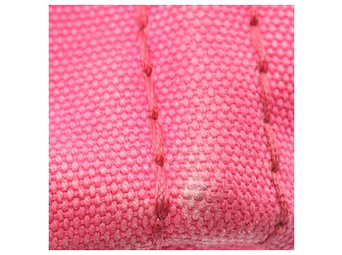 Tote in canapa rosa Prada - vista 6